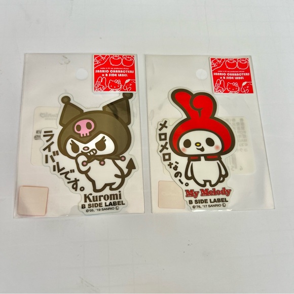 My Melody & Kuromi Kawaii Sanrio Collectible Sticker Set Japan NEW Free Shipping - Picture 10 of 10